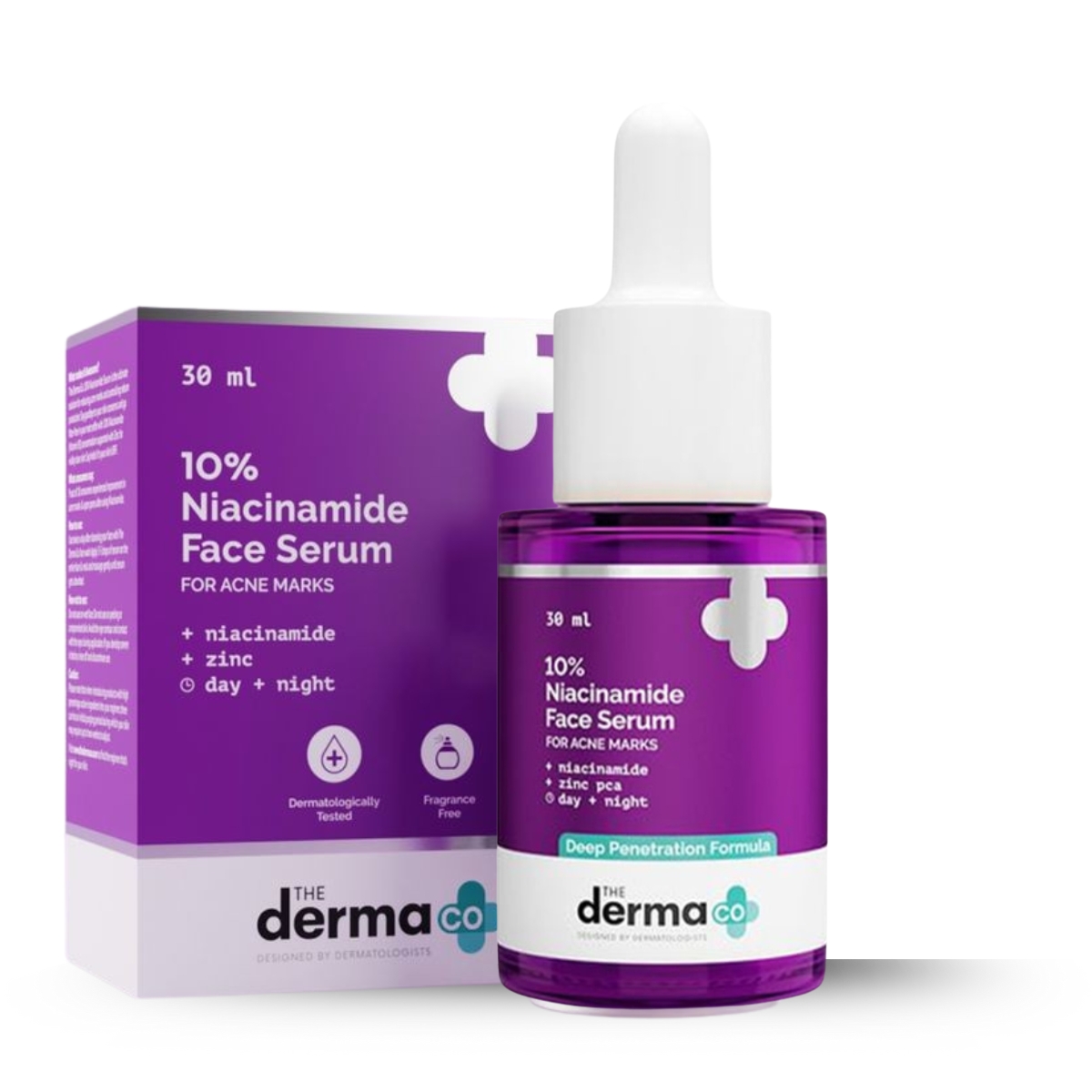 The Derma Co 10% Niacinamide Face Serum – Acne Marks, Oil Control & Skin Brightening Solution